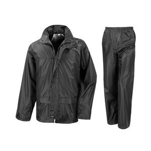 Result Core Childrens/Kids Rain Suit / Black